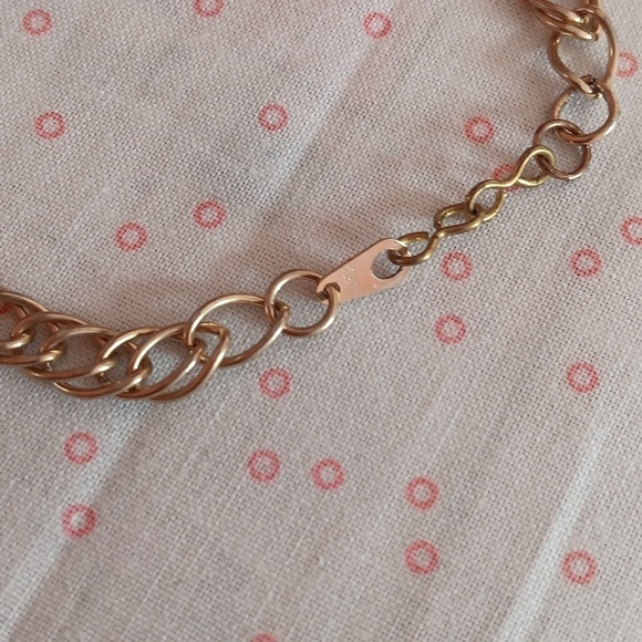 Gold Tone Korea Coin Chain Necklace - Picture 8 of 9